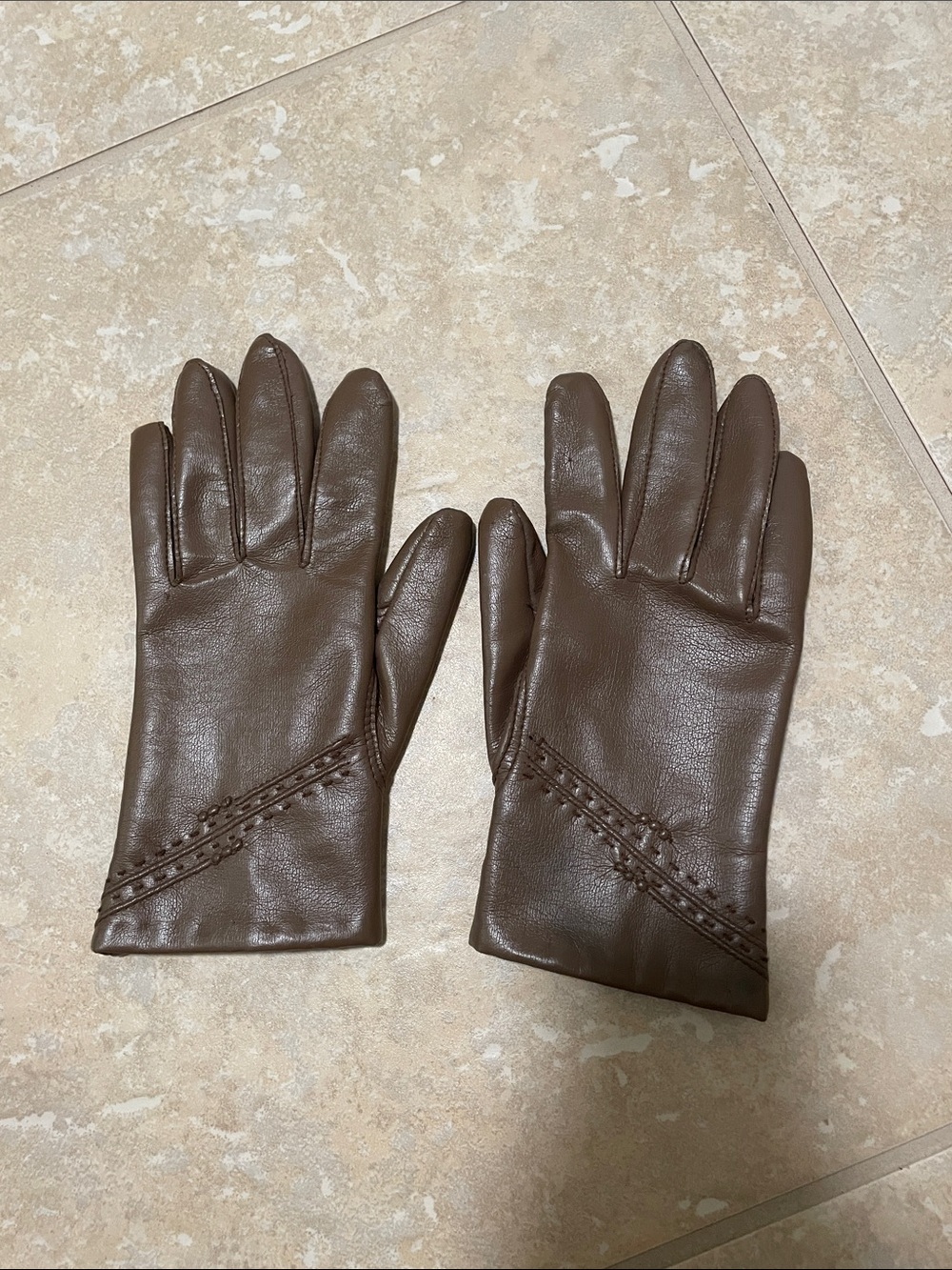 🖤5/$25 vintage 70’s fleece lined driving gloves